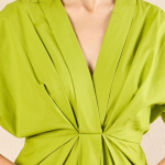 Cotton Poplin Kimono Sleeve Dress